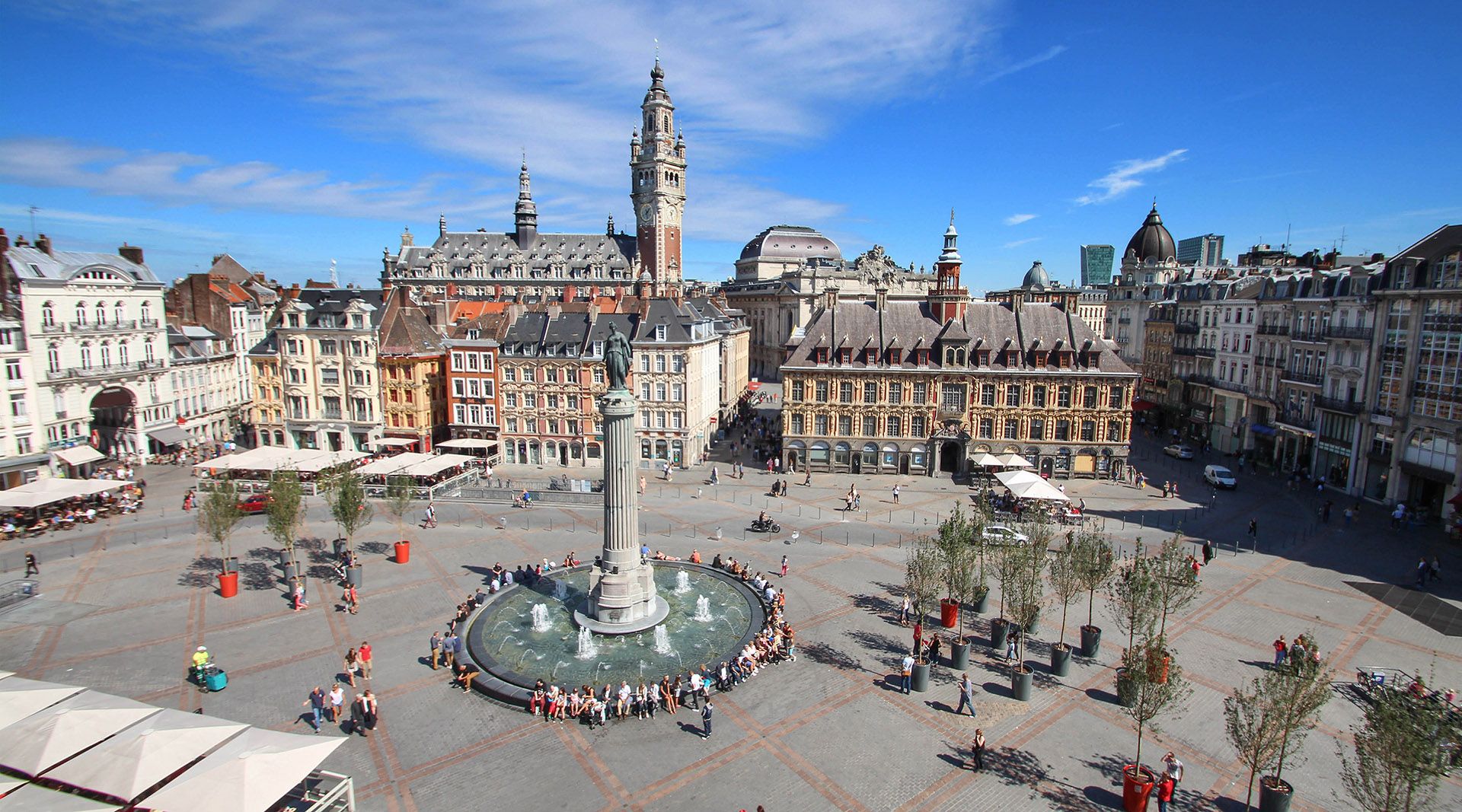 City of Lille (north of France) - Main square with belfry © MisterStock/Shuttertock