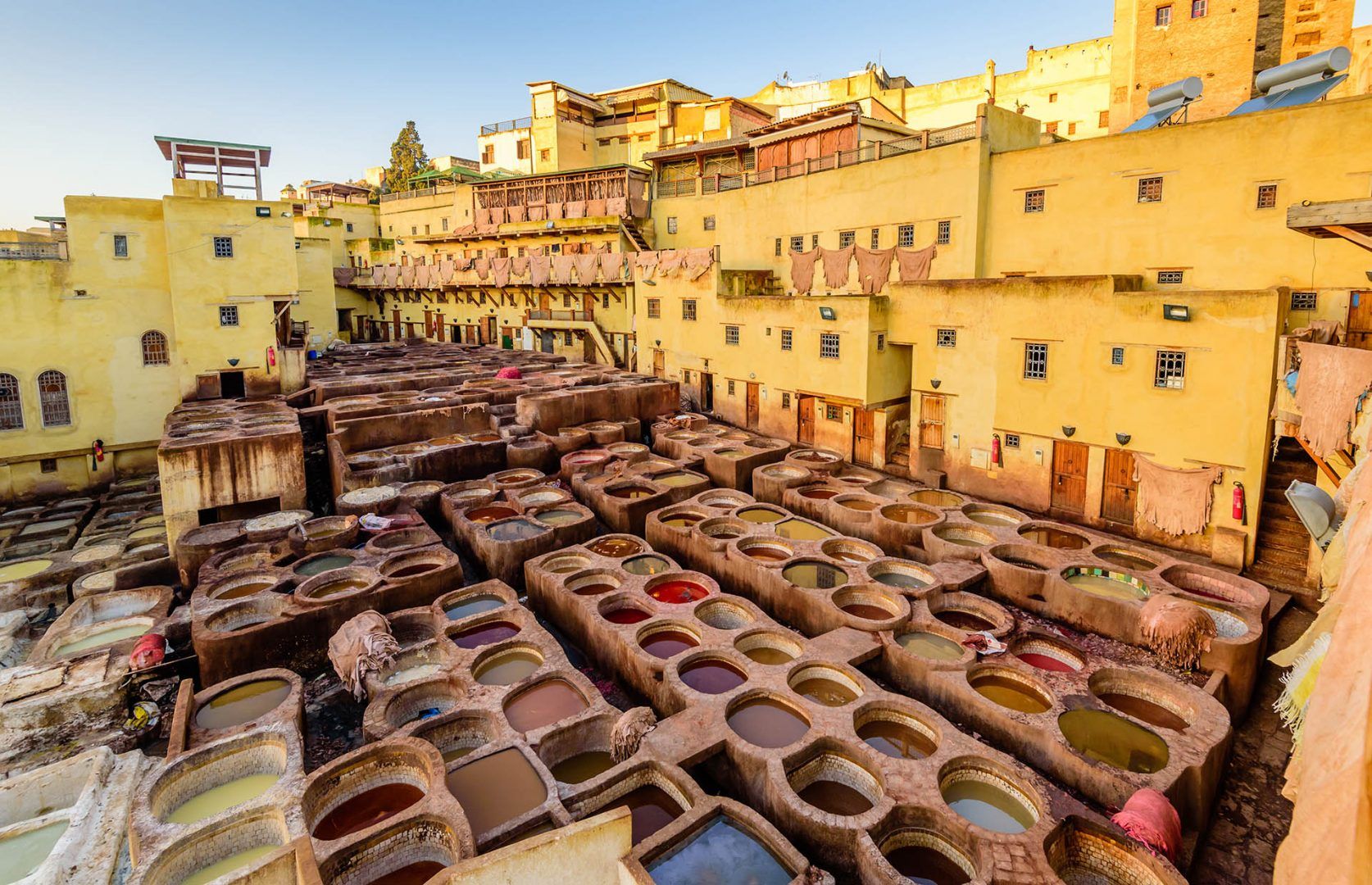 Fez tanneries, Morocco © Shutterstock