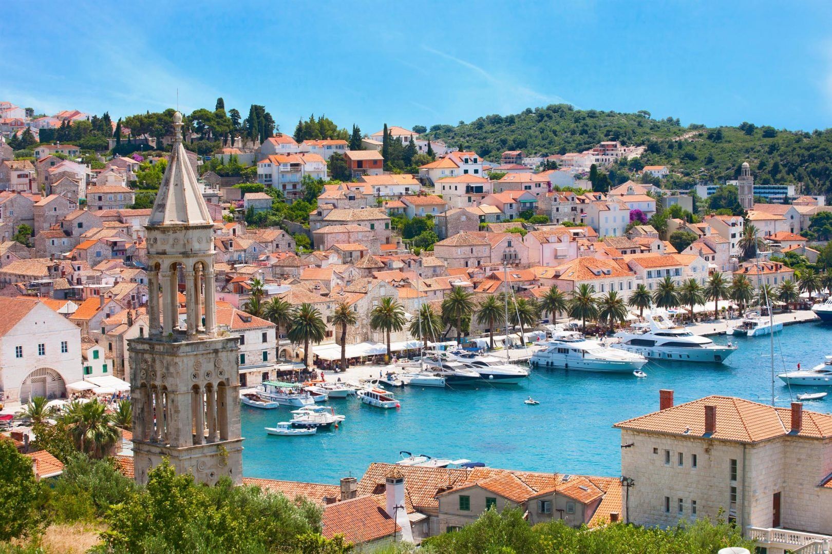 View of Hvar city in Croatia © andras_csontos/Shutterstock