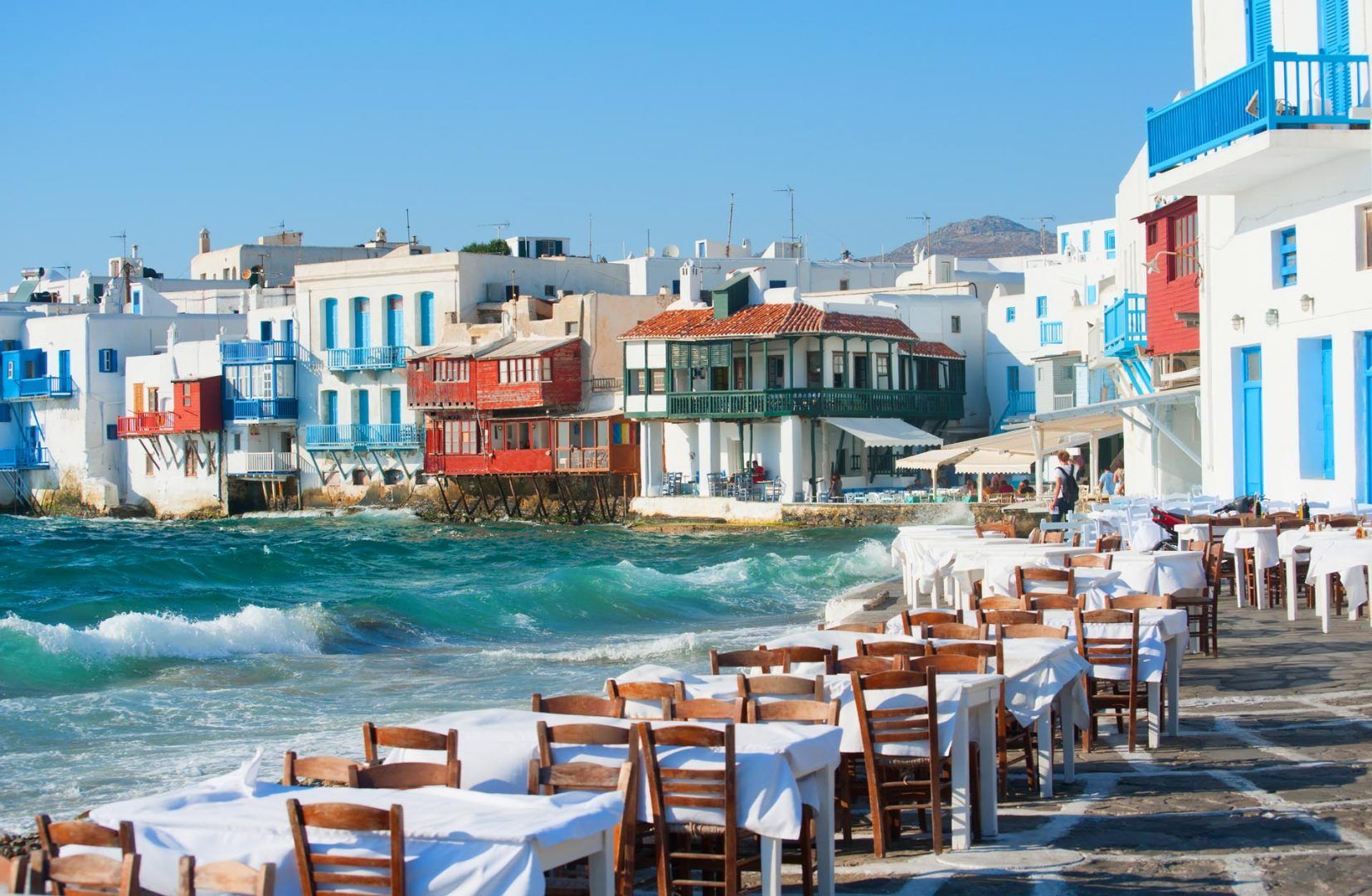 Little Venice, Mykonos, Greece © Ella Hanochi/Shutterstock