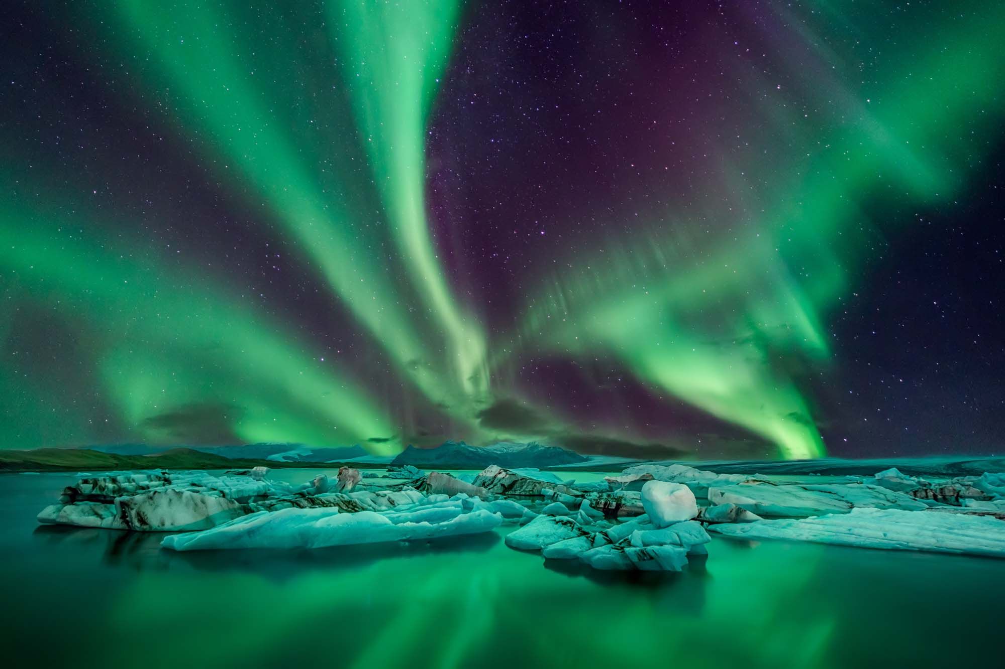 Northern lights in Iceland