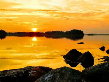 Midnight Sun in Lapland