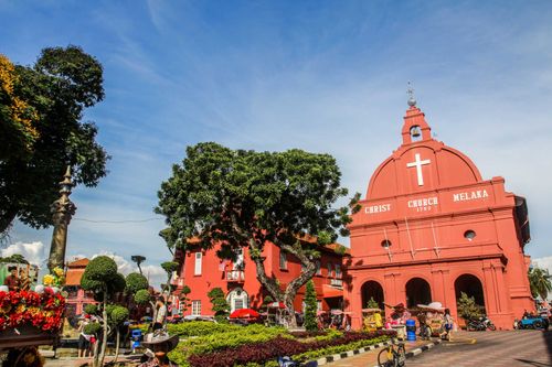 Christ Church Melaka in Malaysia