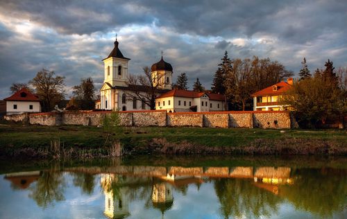 Orthodox church in Republic of Moldova. Christianity. Beautiful view of the Capriana Monastery © romeovip_md/Shutterstock