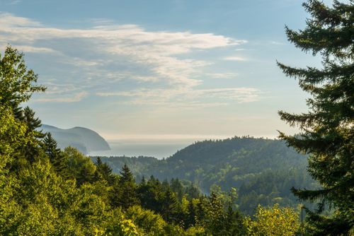 Spectacular view of Fundy Shore from Fundy National Park